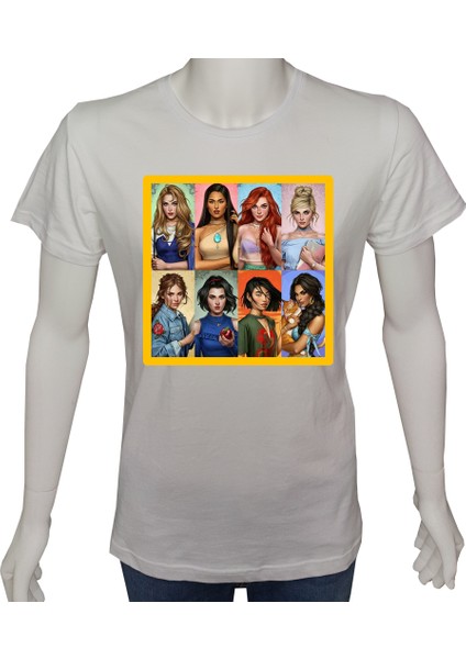 Genç TShirt Beyaz 'gençkızlar2' Baskılı Xs