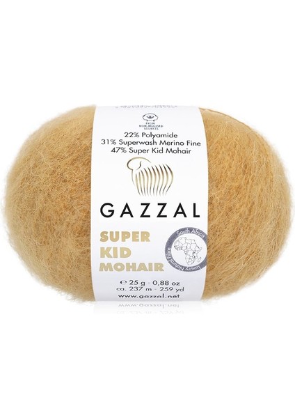 Süper Kid Mohair 64430 25GR El Örgü Ipi