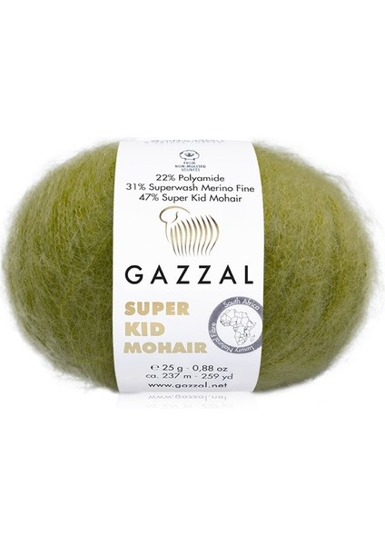 Süper Kid Mohair 64422 25GR El Örgü Ipi
