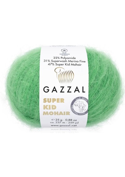 Süper Kid Mohair 64427 25GR El Örgü Ipi