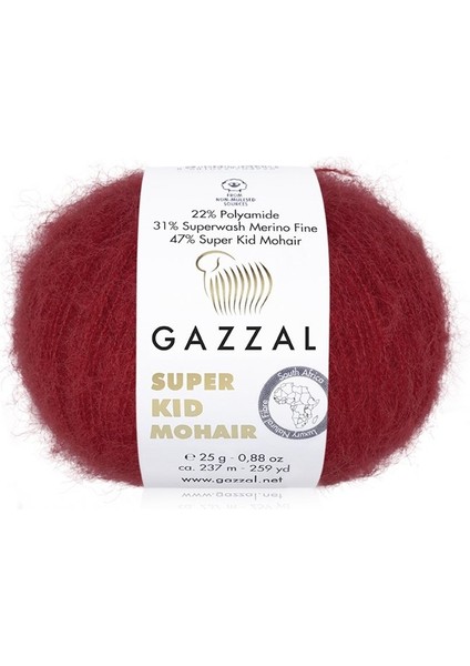 Süper Kid Mohair 64416 25GR El Örgü Ipi