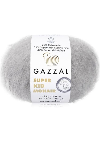 Süper Kid Mohair 64435 25GR El Örgü Ipi