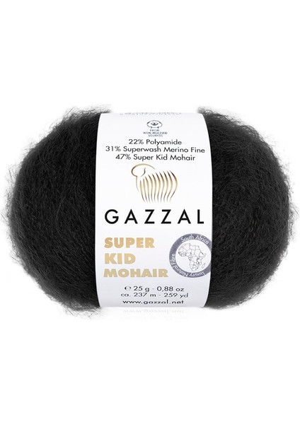 Süper Kid Mohair 64409 25GR El Örgü Ipi