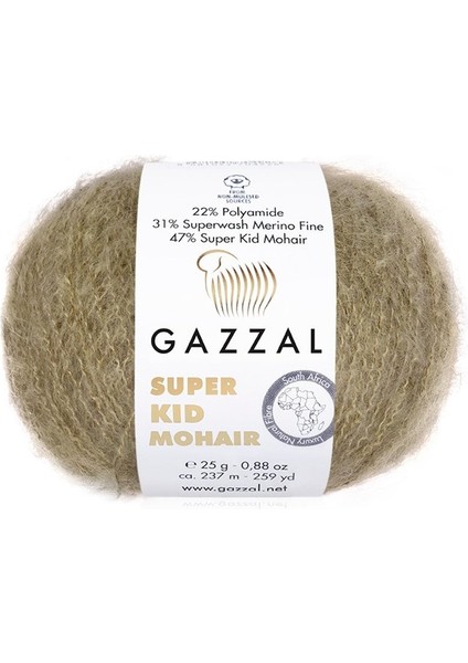 Süper Kid Mohair 64406 25GR El Örgü Ipi