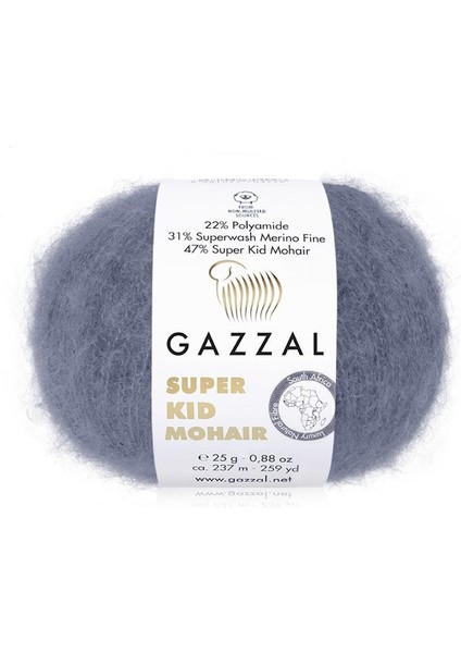 Süper Kid Mohair 64411 25GR El Örgü Ipi