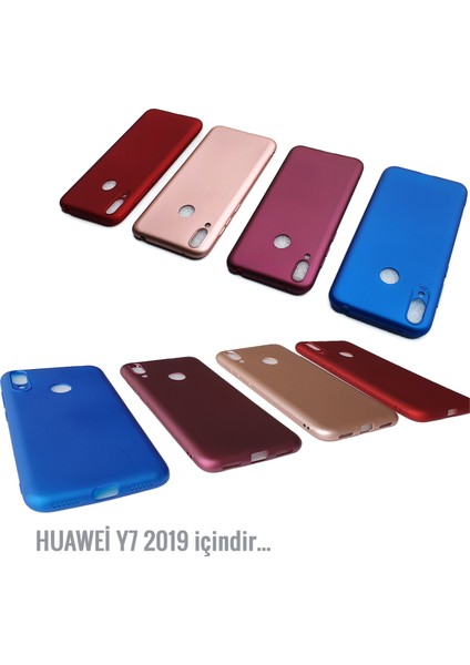 Huawei Y7 2019 Kılıfı Yumuşak Silikon Y7 2019 Kılıf