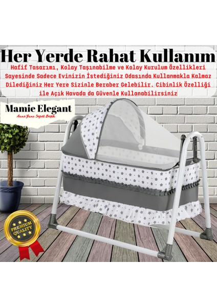 Elegant Portatif Sallanır Sepet Beşik Hamak Beşik Bebek Beşiği