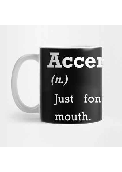 Accents - Aksan - Kelime Anlamı Kupa Bardak