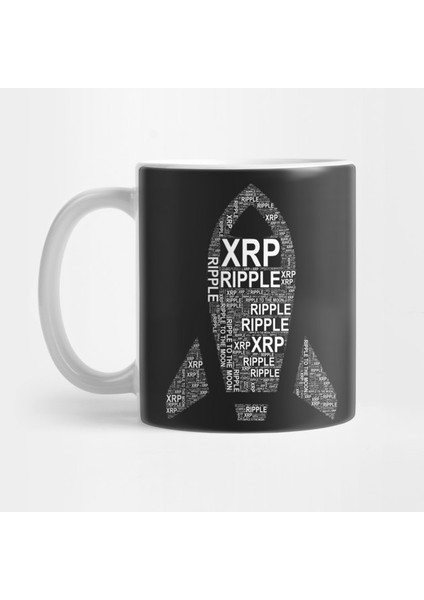 Ripple (Xrp) To The Moon Kripto Para Binance Bitcoin Kupa Bardak
