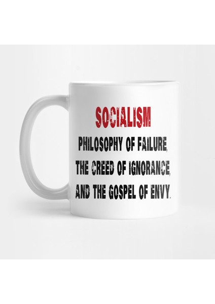 Socialism - Sosyalizm - Kelime Anlamı Kupa Bardak