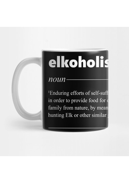 Elkoholism - Kelime Anlamı Kupa Bardak