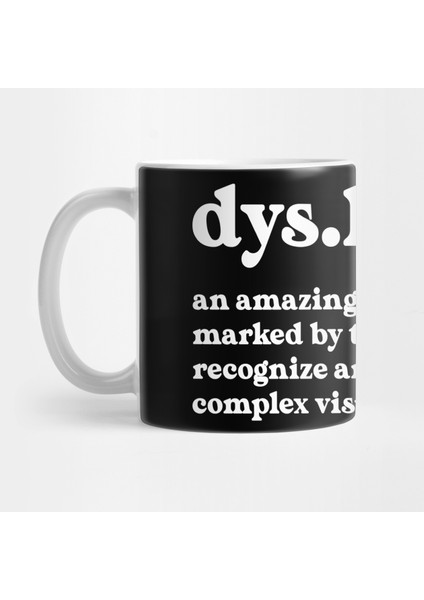 Dyslexia - Disleksiya - Kelime Anlamı Kupa Bardak