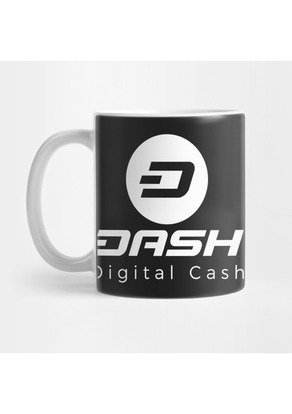 Dash Digital Cash Kripto Para Bitcoin Eteryum Dogecoin Kupa Bardak