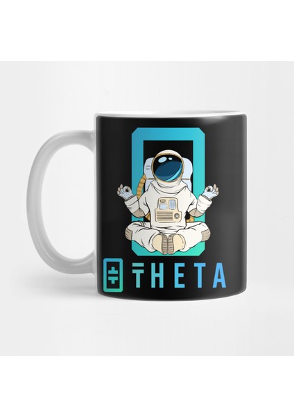 Theta Coin Crypto Kripto Para Bitcoin Eteryum Dogecoin Kupa Bardak