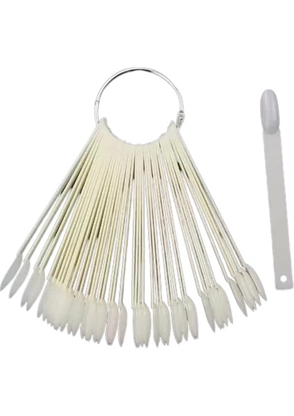 50'li Tırnak Renk Kartelası Oval