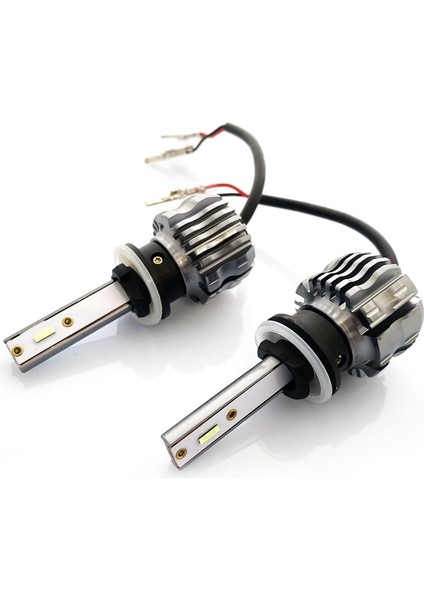 H27 LED Xenon Oto Ampul Zero Fansız Buz Mavi