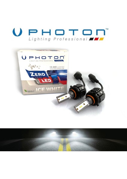 Hb3 9005 LED Xenon Oto Ampul Zero Fansız Beyaz