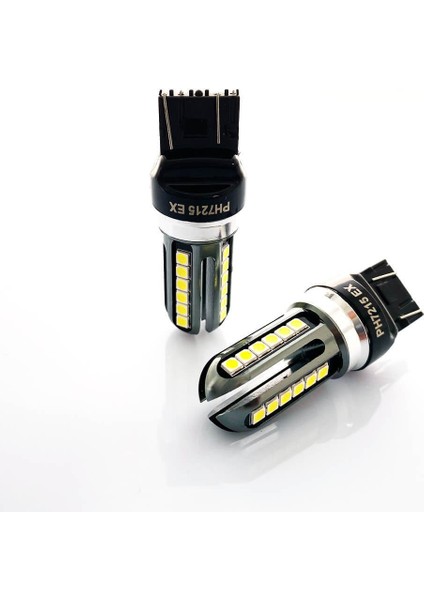 T20 Çift Duy Beyaz LED Oto Ampul W21/5W PH7215EX modelleri