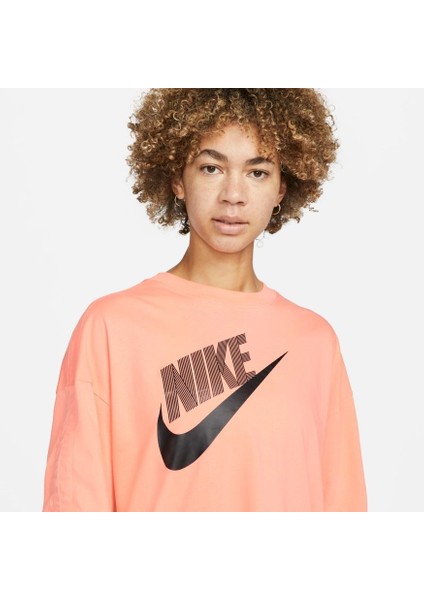 Sportswear Women's Dance T-Shirt DV0335-693 modelleri