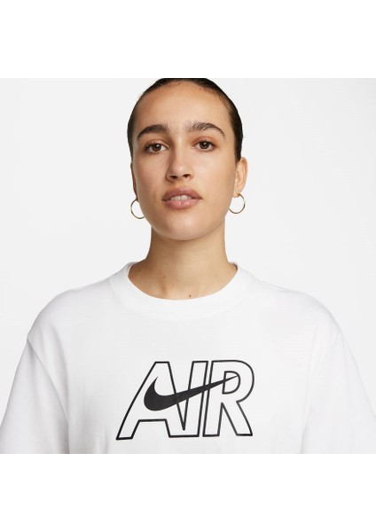 W Nsw Tee Bf Nike Air Kadın T-Shirt DN5800-100 fırsatları