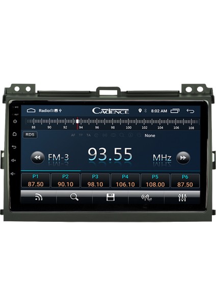 Toyota Prado Android 11 Carplay Multimedya Ekran Teyp 2GB+16GB