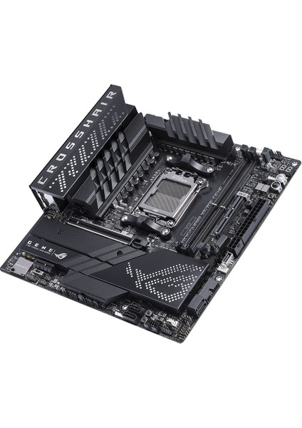 Rog Crosshaır X670E Gene Amd X670 Am5 Ddr5 6400 2Xusb4(Thunderbolt) 3X M2 Usb3.2 Wifi 6E Aura Rgb 2.5Gbit Lan Matx (Rog Crosshaır X670E Gene) Anakart