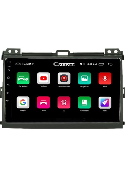 Toyota Prado Android 11 Carplay Multimedya Ekran Teyp 2GB+16GB