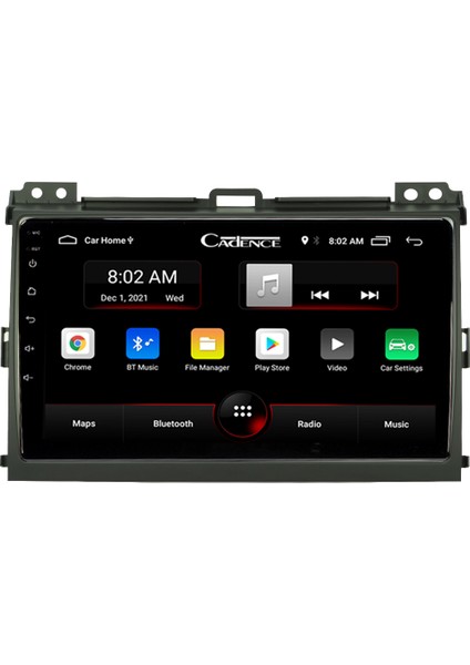 Toyota Prado Android 11 Carplay Multimedya Ekran Teyp 2GB+16GB