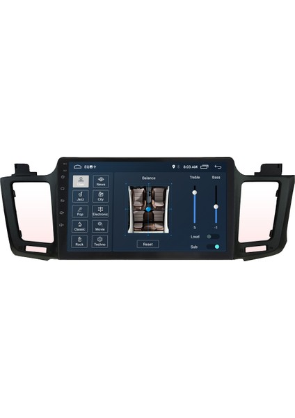 Toyota Rav 4 Android 11 Carplay Multimedya Ekran Teyp 2GB+16GB