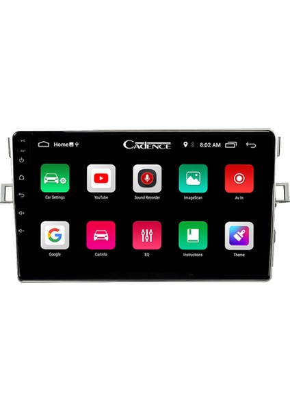 Toyota Verso Android 11 Carplay Multimedya Ekran Teyp 2GB+16GB modelleri