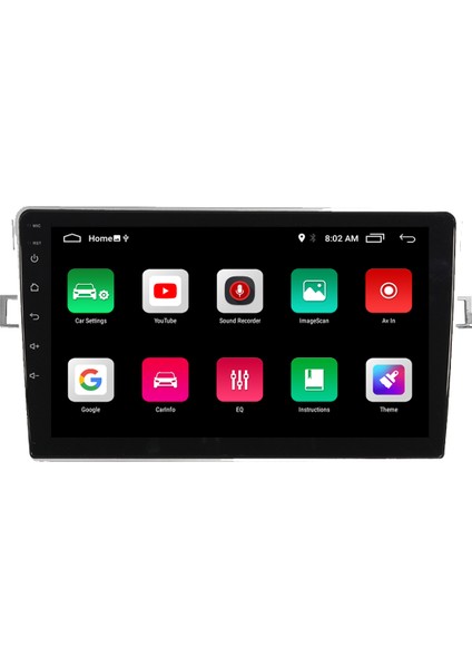 Toyota Verso Android 11 Carplay Multimedya Ekran Teyp 2GB+16GB
