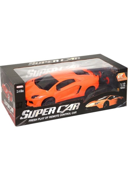 Toy-01-02 Toysan, 1:12 Kumandalı Şarjlı Süper Car 33CM