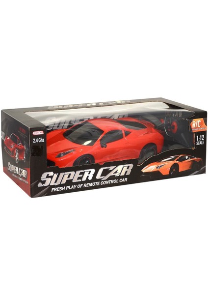 Toy-01-02 Toysan, 1:12 Kumandalı Şarjlı Süper Car 33CM