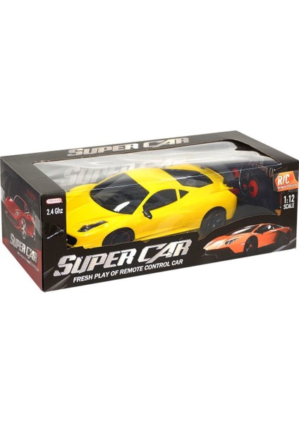 Toy-01-02 Toysan, 1:12 Kumandalı Şarjlı Süper Car 33CM