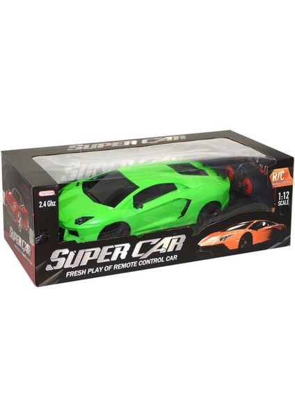 Toy-01-02 Toysan, 1:12 Kumandalı Şarjlı Süper Car 33CM