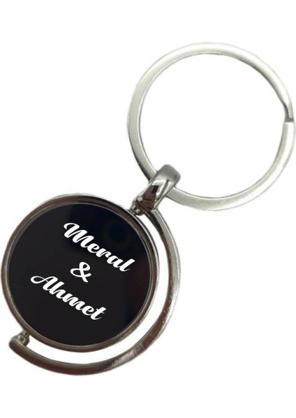 İsme Kişiye Özel Dönebilen Metal Unisex Anahtarlık