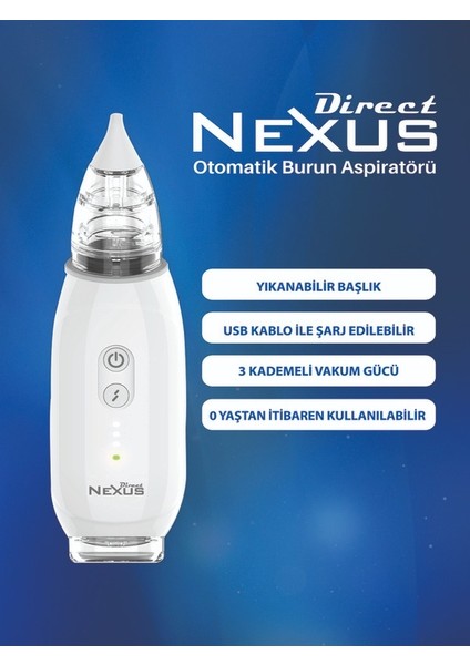 Direct Nexus Elektrikli Burun Aspiratörü