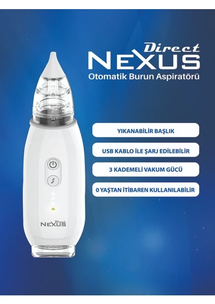 Direct Nexus Elektrikli Burun Aspiratörü