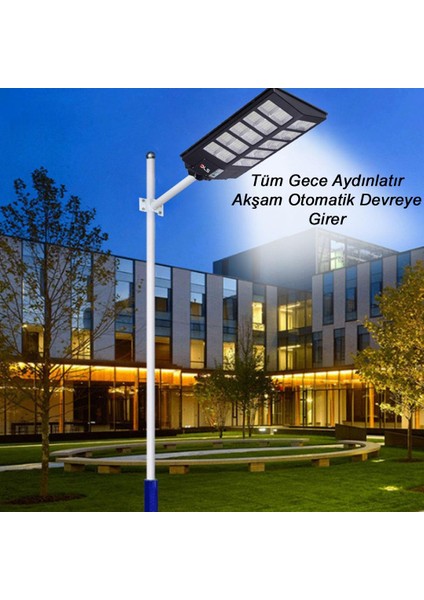 1000 Güneş Enerjili Solar Bahçe Çevre Sokak Lambası Dls