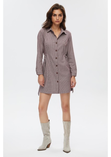 Kemerli Pötikare Tunik Elbise