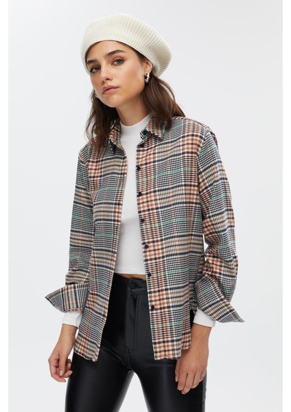 Ekose Kadın Gömlek