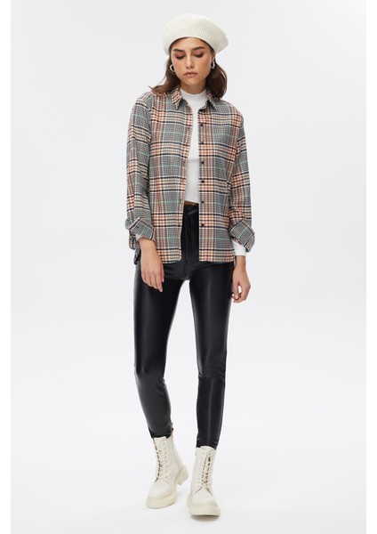 Ekose Kadın Gömlek modelleri