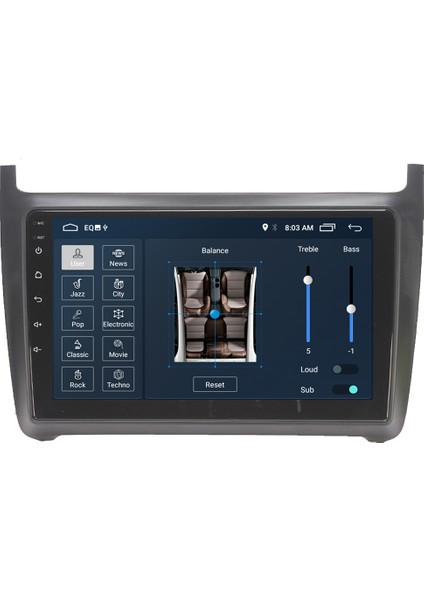 Volkswagen Polo 7 Android 11 Carplay Multimedya Ekran Teyp 2GB+16GB fiyatları