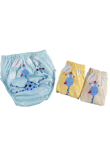 Toptan 105-ZÜRAFALI Alıştırma Külodu 12 Ay,2y,3y Uni Paket Adedi 9