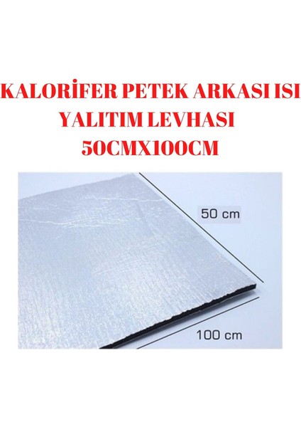 Yalıtım Levhası Radyatör Arkalığı Arkası Levha Ses Isı Yalıtım Malzemesi 5 Adet