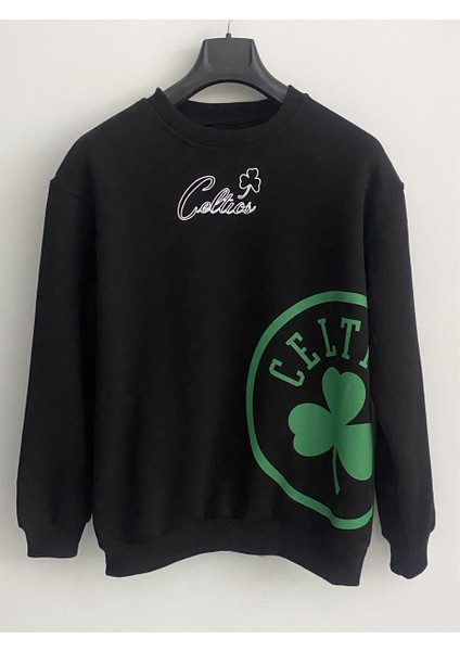 Unisex 3 Iplik Şardonlu Pamuk Oversize Sweatshirt