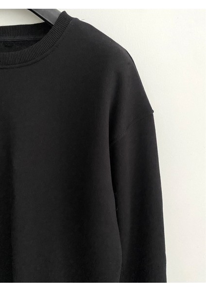 Unisex 3 Iplik Şardonlu Pamuk Oversize Sweatshirt fırsatları