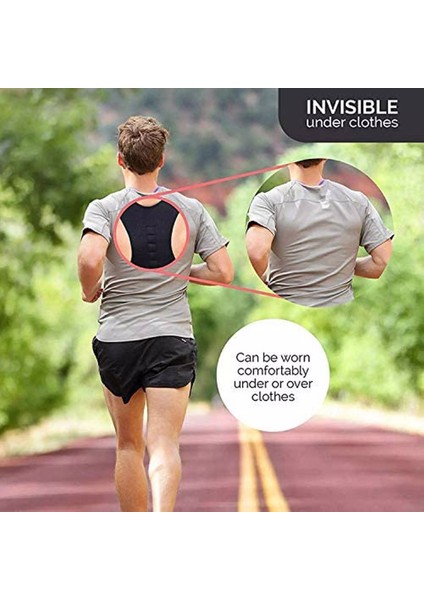 Kadın Erkek Dik Durus Korsesi Kambur Önleyici Korse Manyetik Omuz Bel Sırt Korsesi