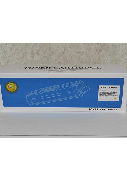 Toner Cartridge Hp 203A-CF542A / Canon CRG-054  / Sarı Muadil Toner