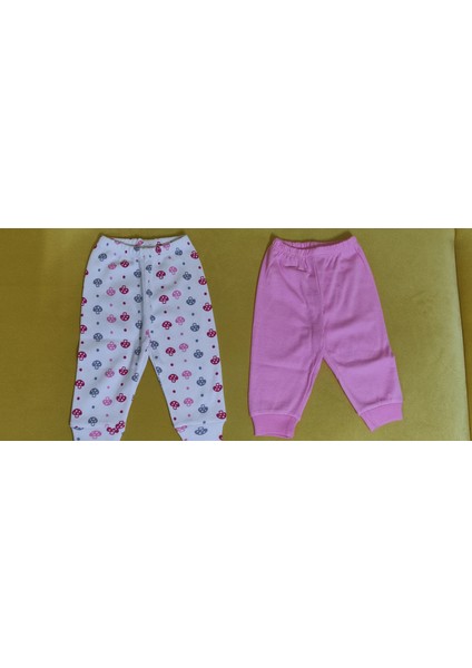 2'li Pijama Seti Mantarlı Düz Ribanlı